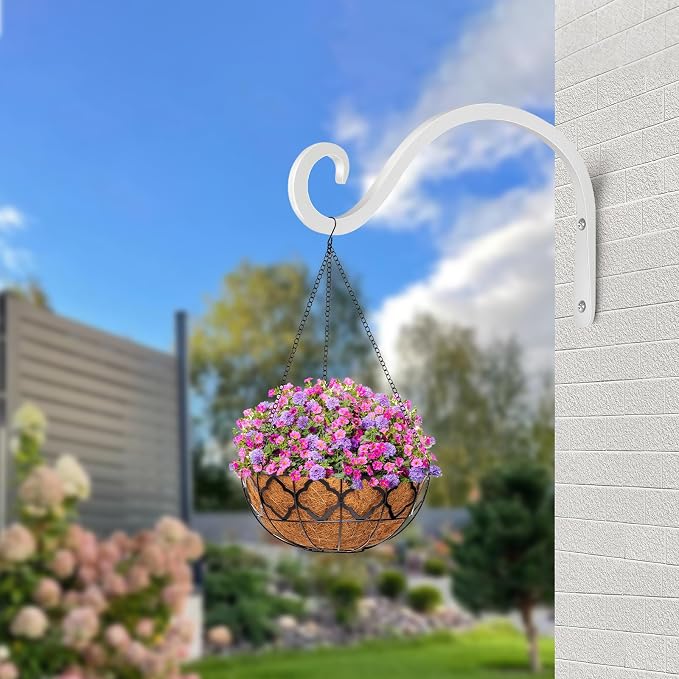 BOLITE Plant Hangers Outdoor Indoor, 12 Inch Wall Plant Hooks, Metal Bird - Image 2