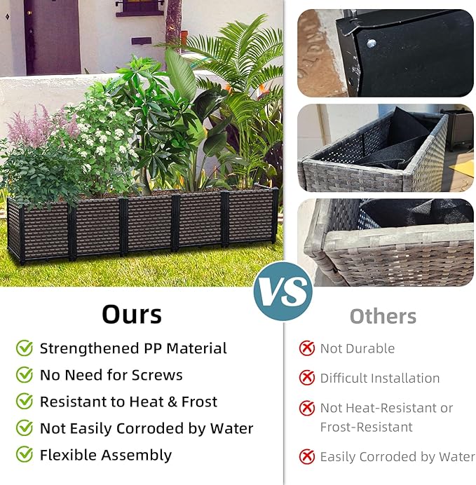 Large Planters for Outdoor Plants - Image 2
