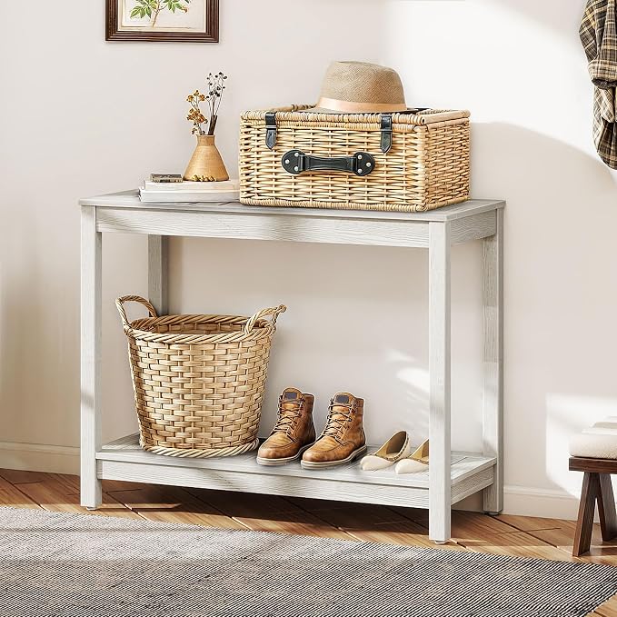 YITAHOME 38.3" Patio Bar Table Entry Console Table, 2-Shelf HIPS Indoor Outdoor - Image 2