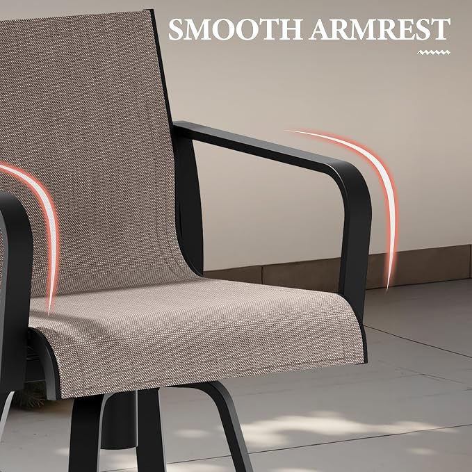 Crestlive Products Outdoor Swivel Bar Stools - Image 6