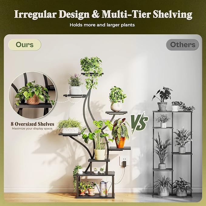 PRAISUN 51.3 Inch Plant Stand - Image 5
