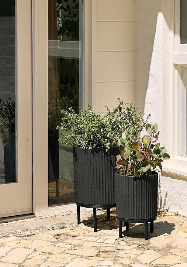 Veradek Demi Series Round Planter w/Stand - Image 4