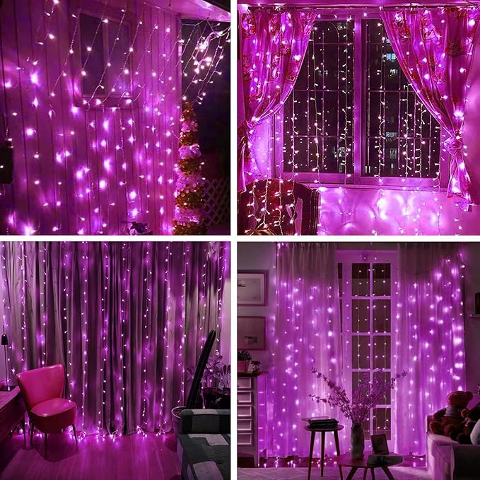 300LED Solar Curtain Lights - Image 2