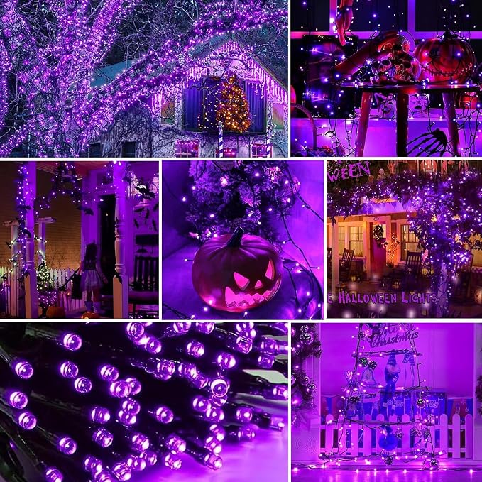 4 Pack Solar String Lights Outdoor, 400 LED Extra-Long 156 FT Solar Lights - Image 8
