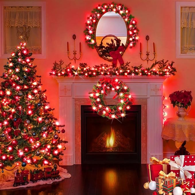 KNONEW Outdoor Christmas Lights 300 LED 99ft String Lights 8 Modes & Memory - Image 6