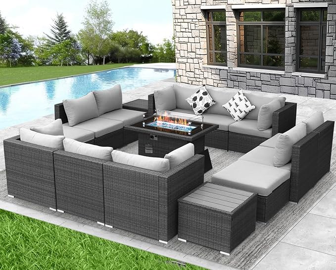 NICESOUL 15 Piece Outdoor Sectional - Image 2