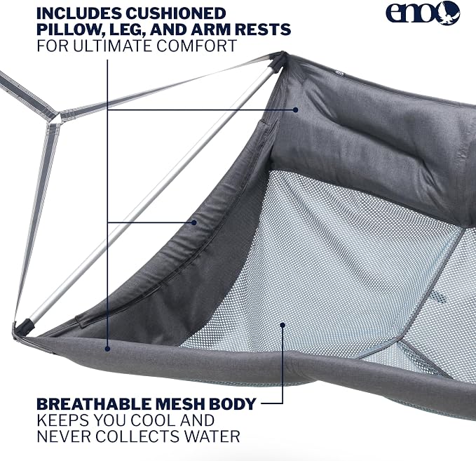ENO DoubleLoft Hammock Chair Atlantic Blue - Image 4