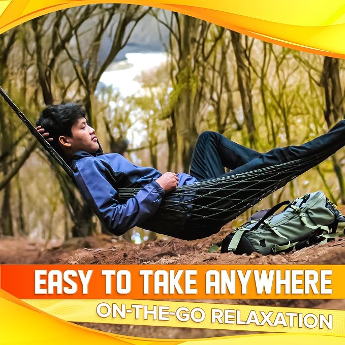 Mesh Hammock - Easy to Set Up Rope Hammocks - Image 7