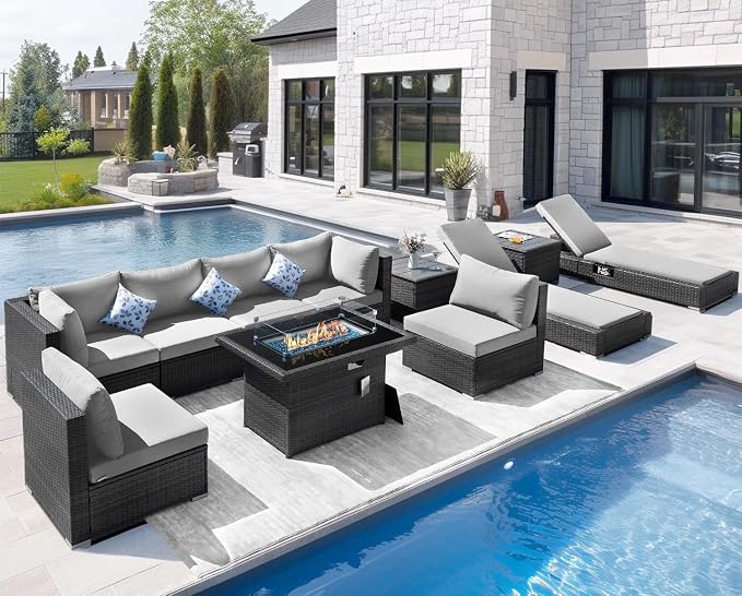 NICESOUL 11-Piece Patio Furniture - Image 2
