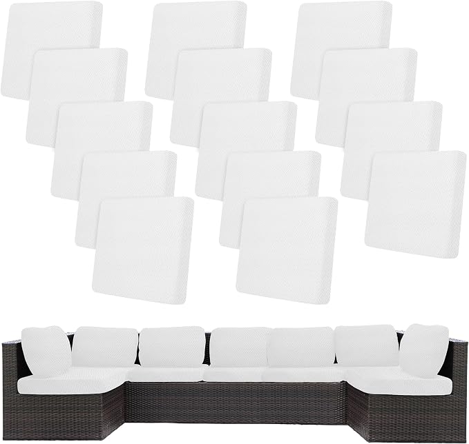 14Pcs Stretch Patio Cushion Covers, Outdoor Couch Covers Replacement, Outdoor by BIETYONE