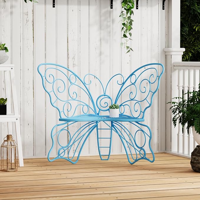 36 Inch Outdoor Bench, Cute Garden Bench - Image 4