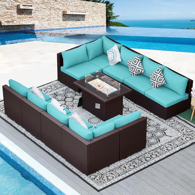 NICESOUL 11 Piece Outdoor Furniture Set - Image 3