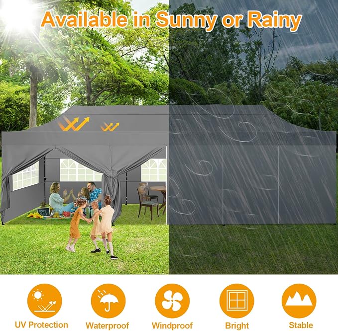 COBIZI 10x30 Pop Up Canopy - Image 7