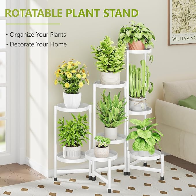 8 Tier Plant Stand Indoor, Tiered Plant Stand Outdoor - Image 3