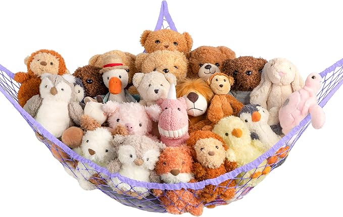 Stuffed Animal Storage Hammock Net Corner by TCGPRO