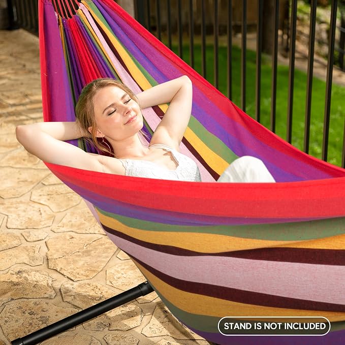SUNCREAT Hammocks for Outside, Portable Heavy Duty Tree Hammock - Image 2