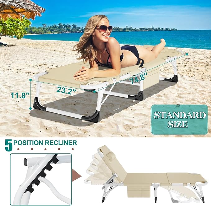 DoCred Heavy Duty Tanning Chair - Image 3