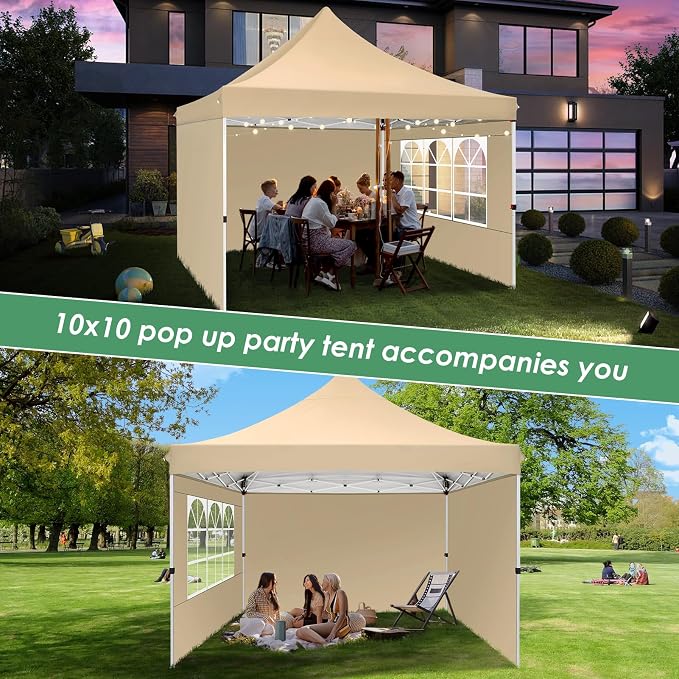 COBIZI Canopy 10x10 Pop Up Canopy Tent - Image 5