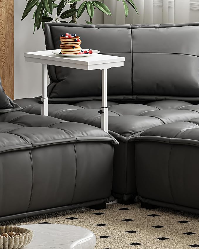 TUTOTAK End Table, Side Table, Tall Couch Table, Sofa Table, Living Room - Image 7