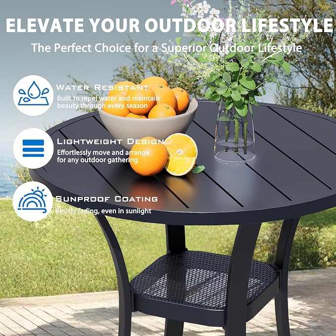 27.5'' Outdoor Patio Table - Image 4