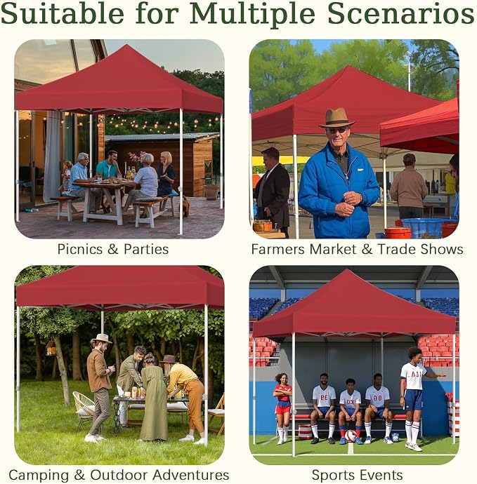 10x10 Canopy Replacement Top Cover - Image 6