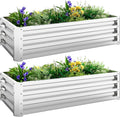 Outsunny Galvanized Raised Garden Bed, by Outsunny