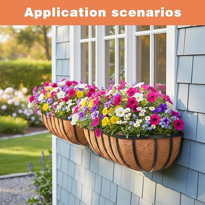 2 Pack 30" Railing Planter Window Box - Image 4