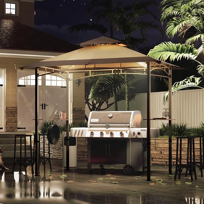 MASTERCANOPY 8 x 5 Grill Gazebo Outdoor BBQ Gazebo Canopy - Image 5