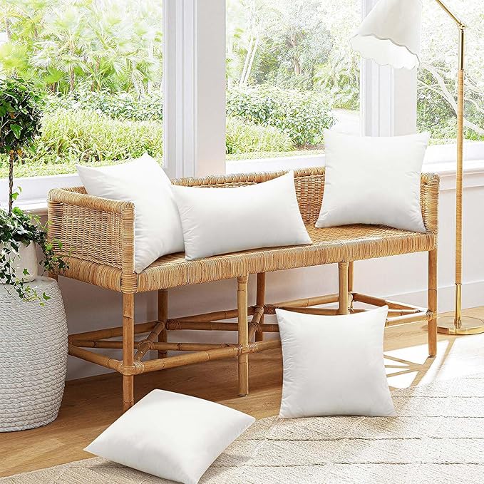 Ashler 20 x 20 Outdoor Pillows, Waterproof Inserts Set of 2 Throw Pillow Inserts - Image 7