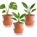 D'vine Dev 4 Inch Design Self Watering Pot by DvineDevPlanterPotsandStand