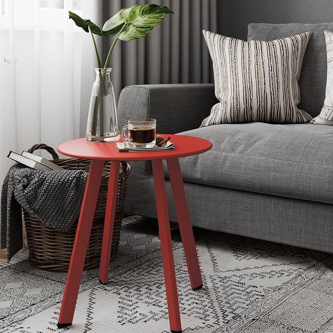 Grand patio Outdoor Side Table Round End Table - Image 4
