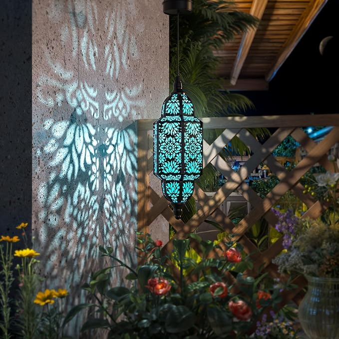 Twinkya Hanging Solar Lights Outdoor Garden Decorative Solar Lantern Waterproof - Image 4