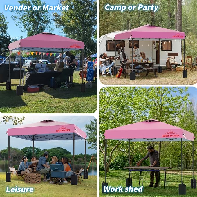 8x8 Pop Up Canopy, Easy Up Canopy Tent, Heavy Duty Tents - Image 8