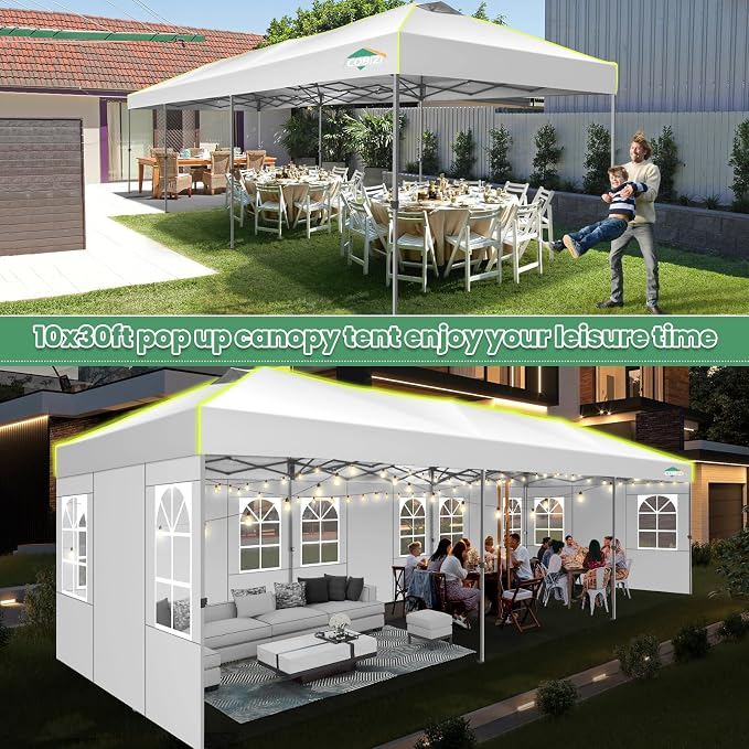 COBIZI 10x30 Pop Up Canopy Tent - Image 6
