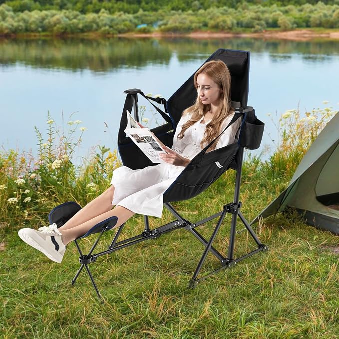 Tangkula Hammock Camping Chair, Portable Camp Chair - Image 2