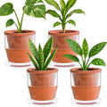 D'vine Dev 4 Inch Design Self Watering Pot by DvineDevPlanterPotsandStand