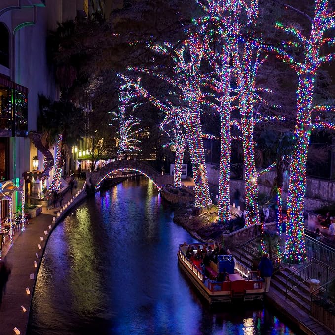 Extra-Long 144FT Solar String Lights Outdoor, 2 Pack 400LED Solar Fairy Lights - Image 6