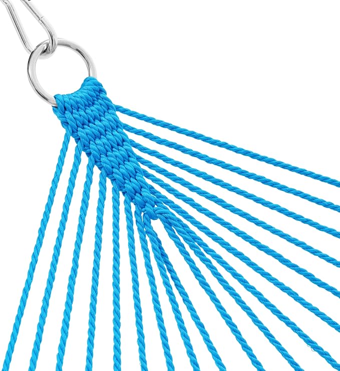 Lazy Daze Hammocks 10.5 FT Double 2 Person Caribbean Rope Hammock, Hand Woven - Image 3