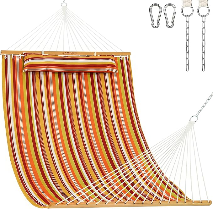 Lazy Daze Hammocks 12 FT Quilted Fabric Double Hammock by LazyDazeHammocks