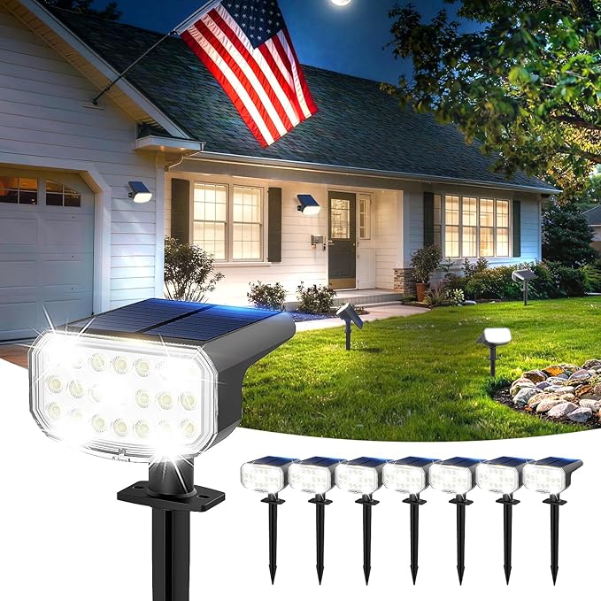 Solar Lights Outdoor Waterproof IP65, Super Bright LED by JEJOT