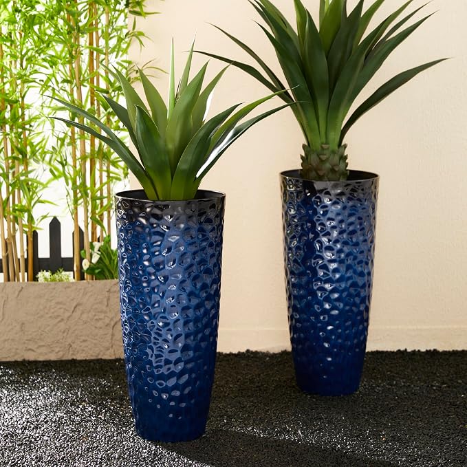 Glitzhome 31" H Oversized Tall Planter, Large Flower Containers - Image 7