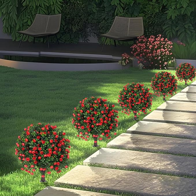 Artificial Boxwood Topiary Tree - Image 5