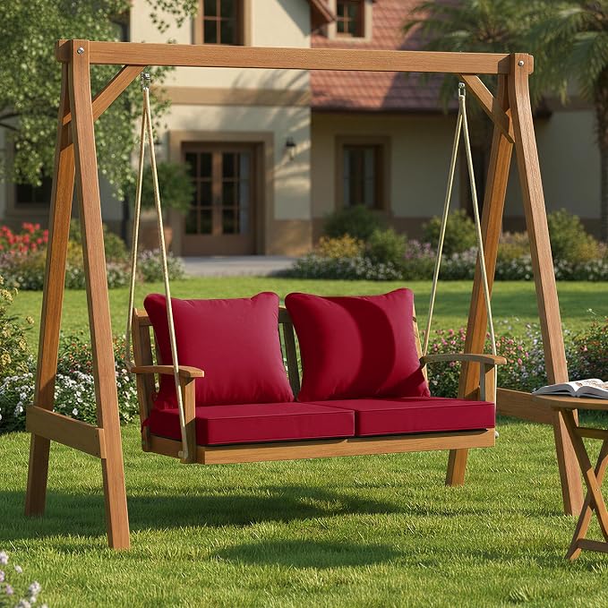 Waterproof Patio Cushions for Outdoor Furniture, Fade Resistant Back Pillow and - Image 8