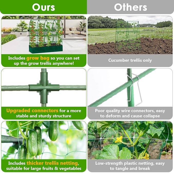 Large Cucumber Trellis for Climbing Plants - Image 5