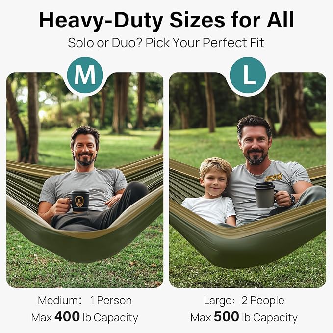Kootek Camping Hammock, Portable Hammocks - Image 2