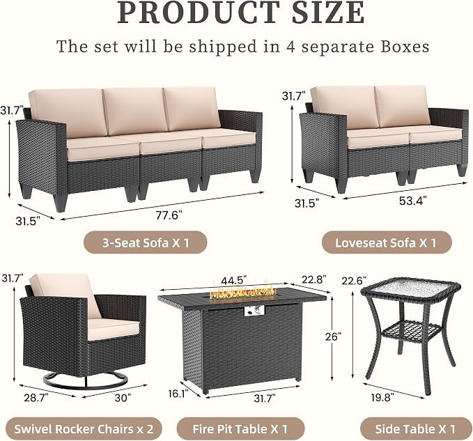 UDPATIO Patio Furniture Set - Image 2