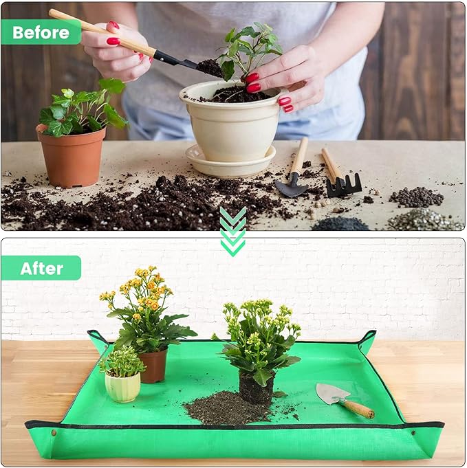 3PCS 39.5" x 31.5" Large Potting Mat - Image 2