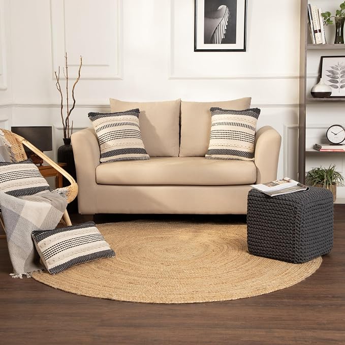 REDEARTH · Cube Pouf Foot Stool Ottoman - Image 8