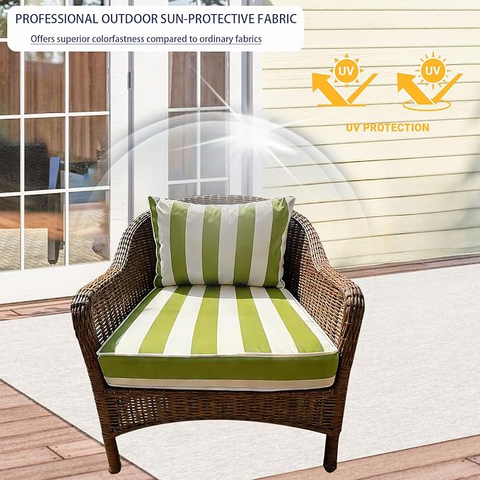 Outdoor Cushion Covers for Patio Furniture, Patio Cushion Covers Replacement - Image 3