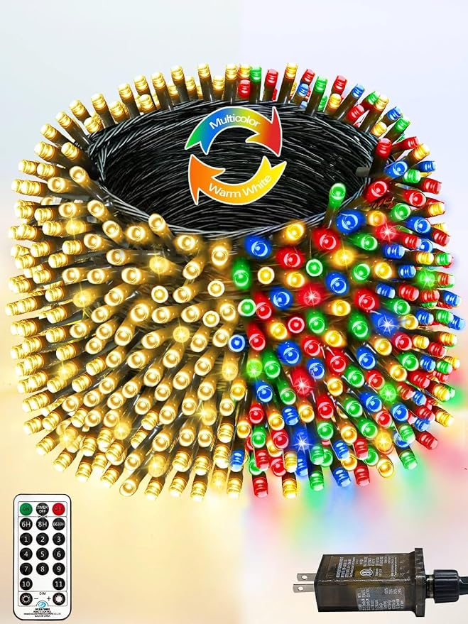 500 LED 165 FT Color Changing Christmas Lights by PRODUCTS